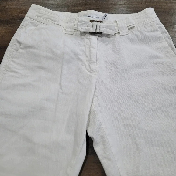 See by Chloe Cropped Belted Cord Trouser - Picture 7 of 16